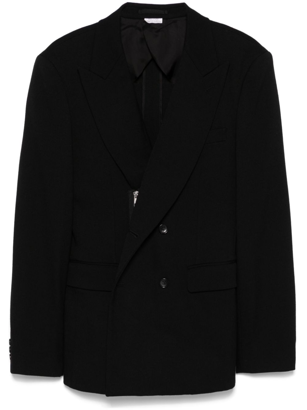 Double-breasted blazer - Black