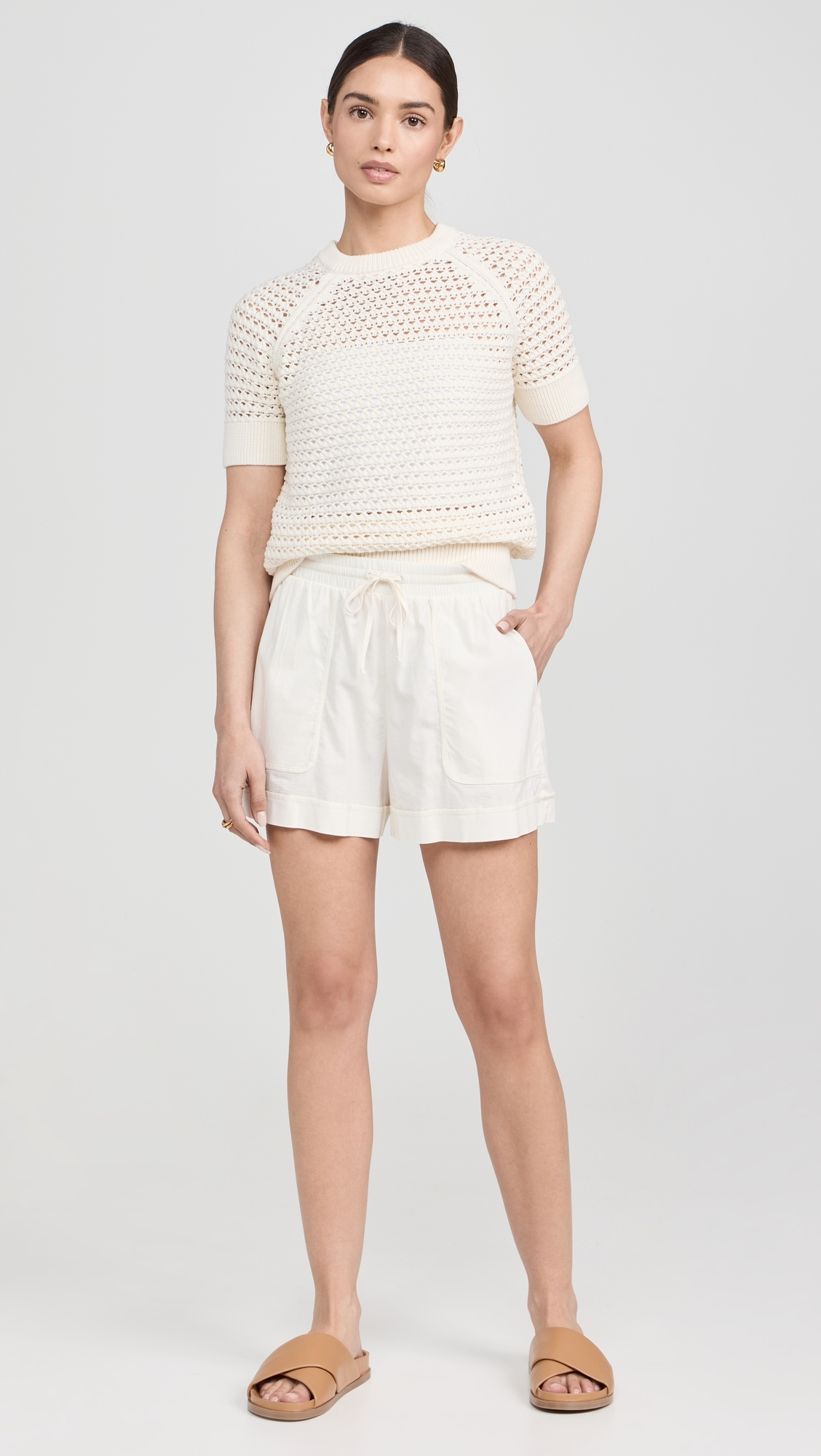Alva Knit Tee Egret