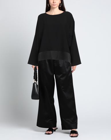 Woman Top Black Size 4 Polyester