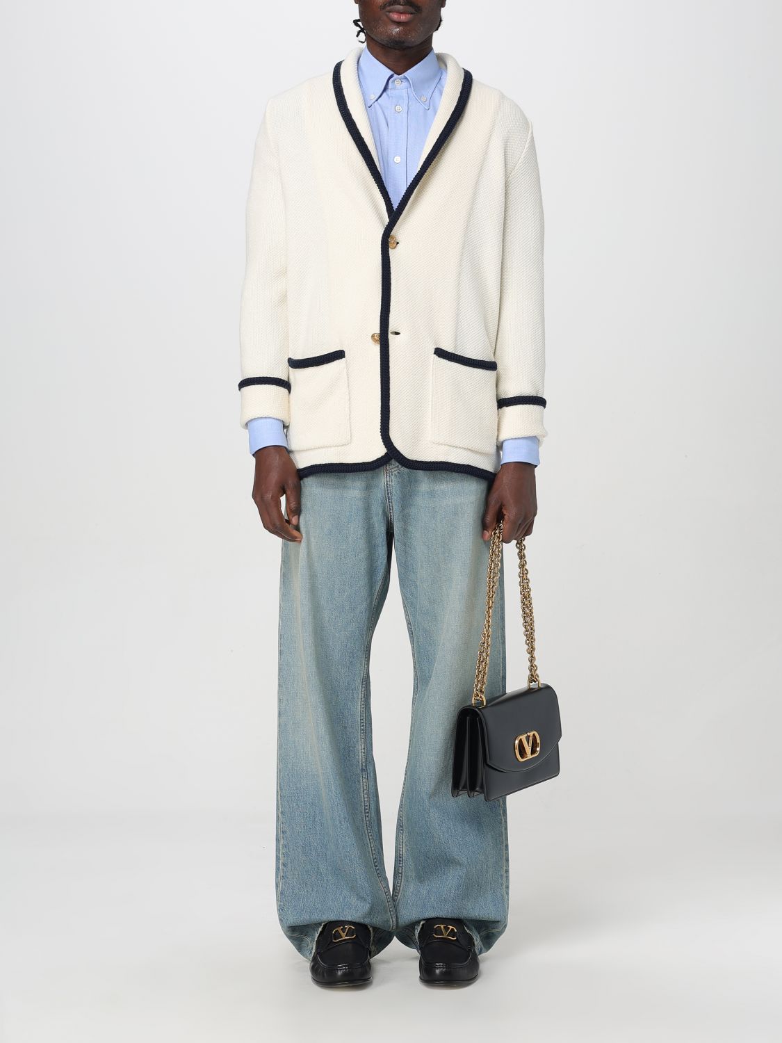 Jeans VALENTINO Men color Denim