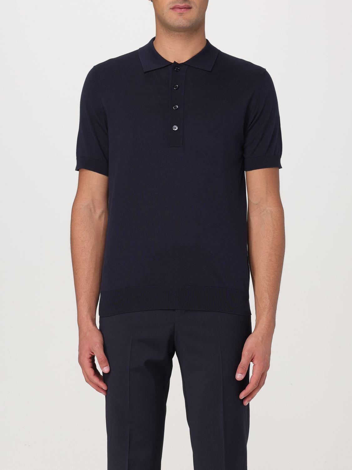 Polo Shirt Men color Blue