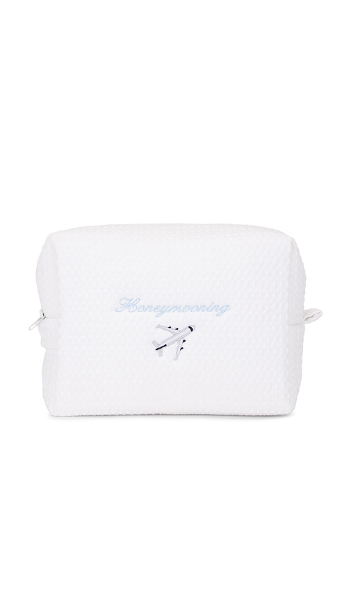 Abbode POCHETTE GAUFRÉE HONEYMOONING HONEYMOONING WAFFLE POUCH en White