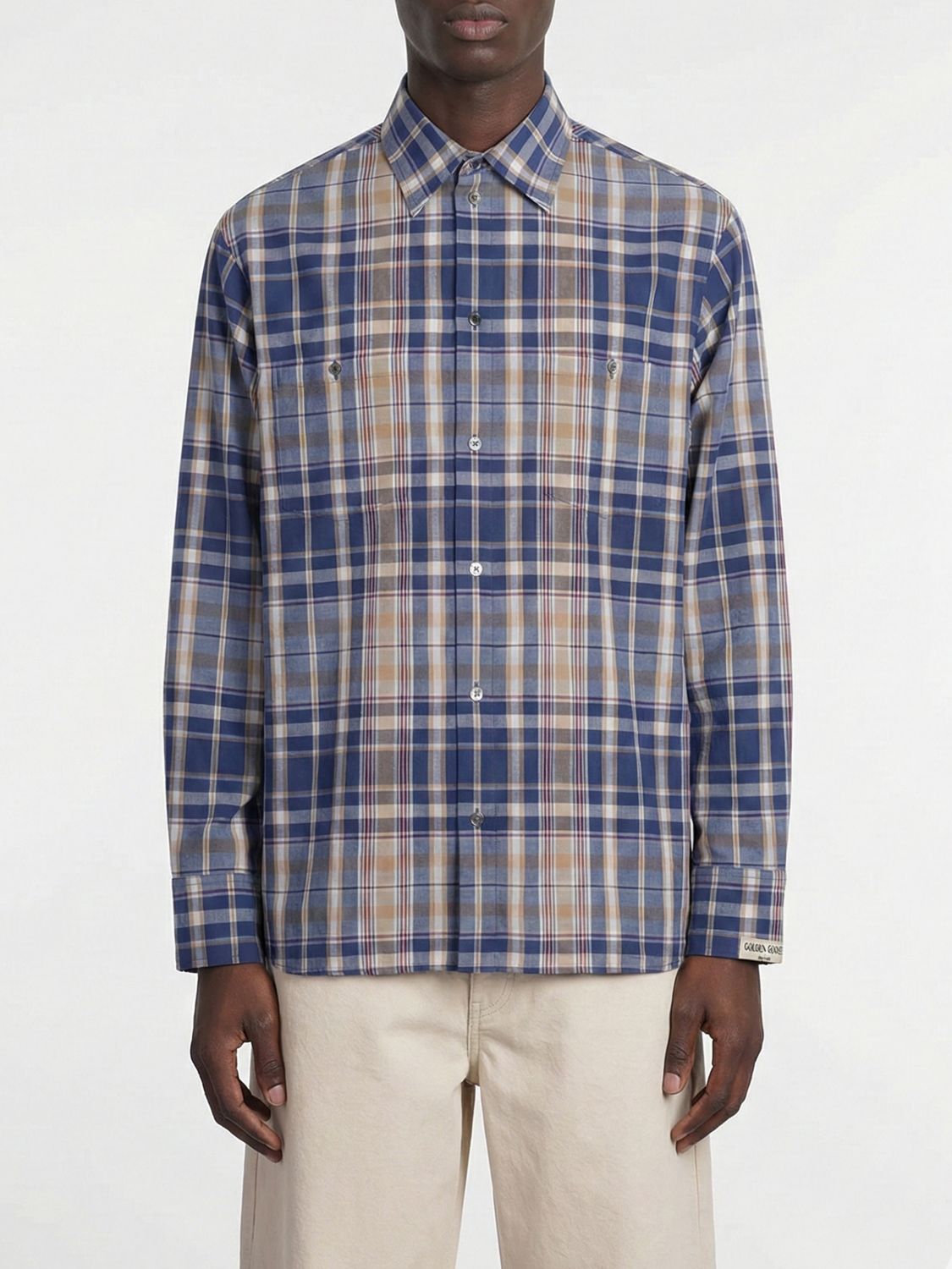 Shirt Men color Blue