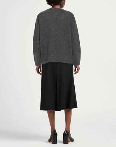 Woman Sweater Charcoal Size S Acrylic, Polyester