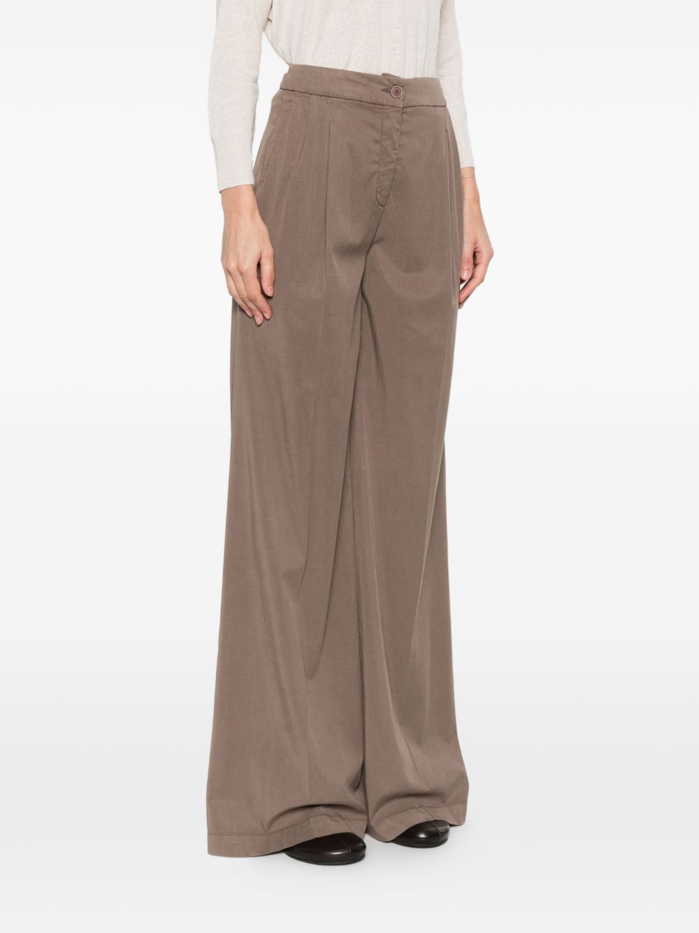Via Masini 80 Pantalon en lin mélangé