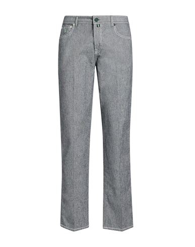 Man Pants Black Size 34 Cotton, Elastane