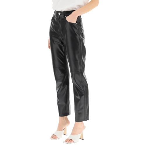 Cropped flared trousers