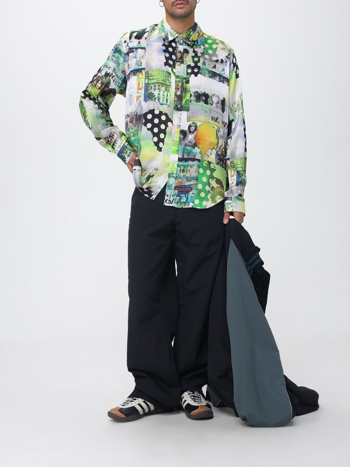 T-Shirt Men color Green