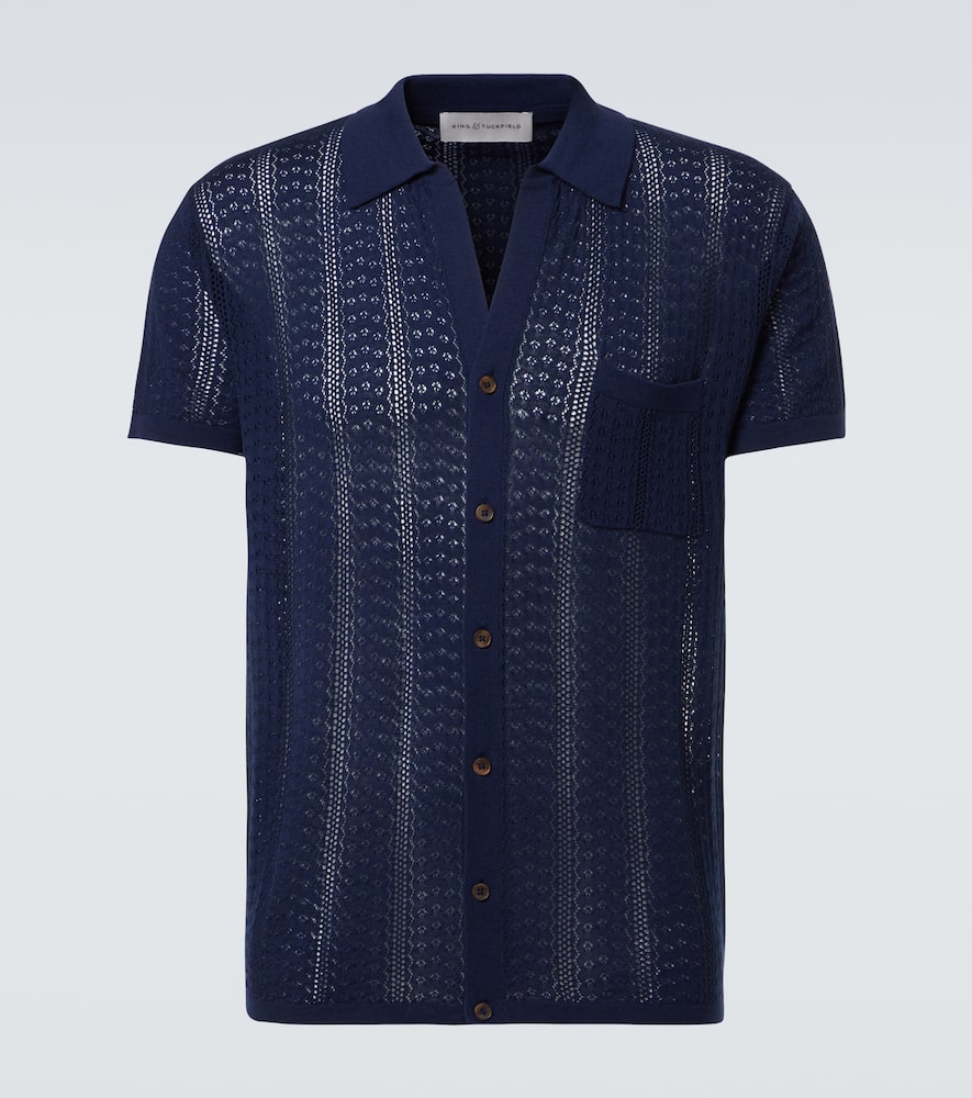 Knitted wool shirt