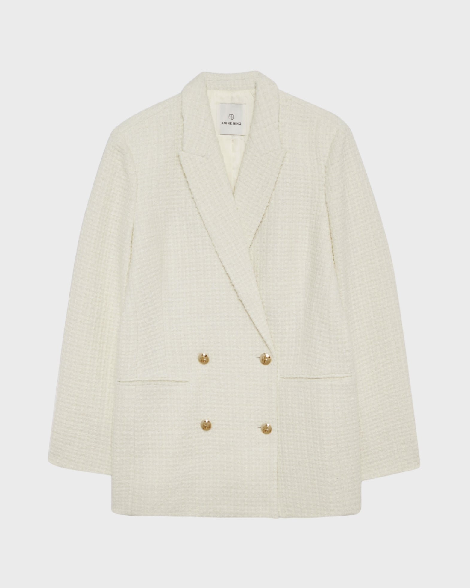 Anine Bing Jasmine Blazer Ivory