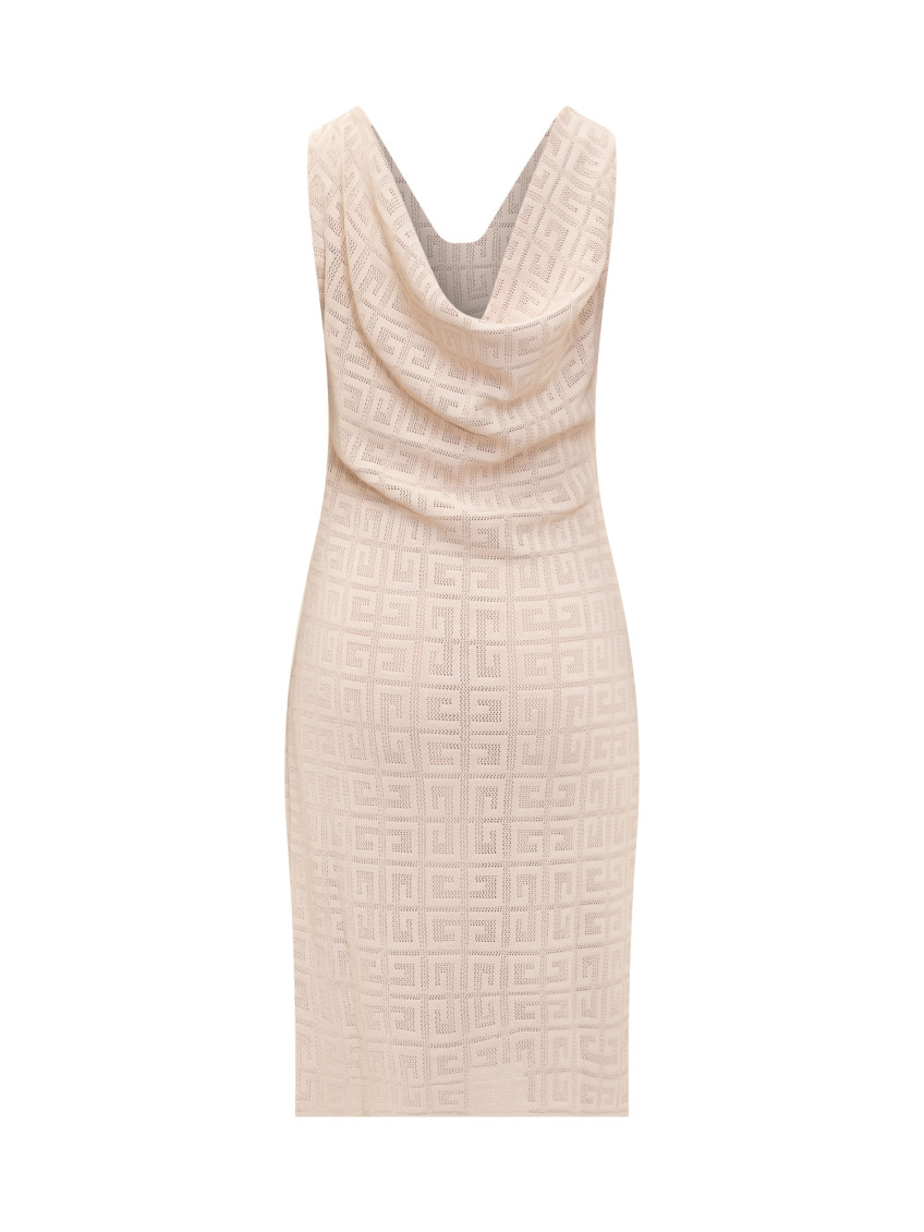 Draped Dress 4g In Jacquard