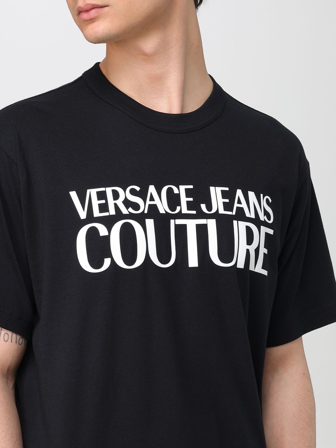 T-Shirt VERSACE JEANS COUTURE Men color Black