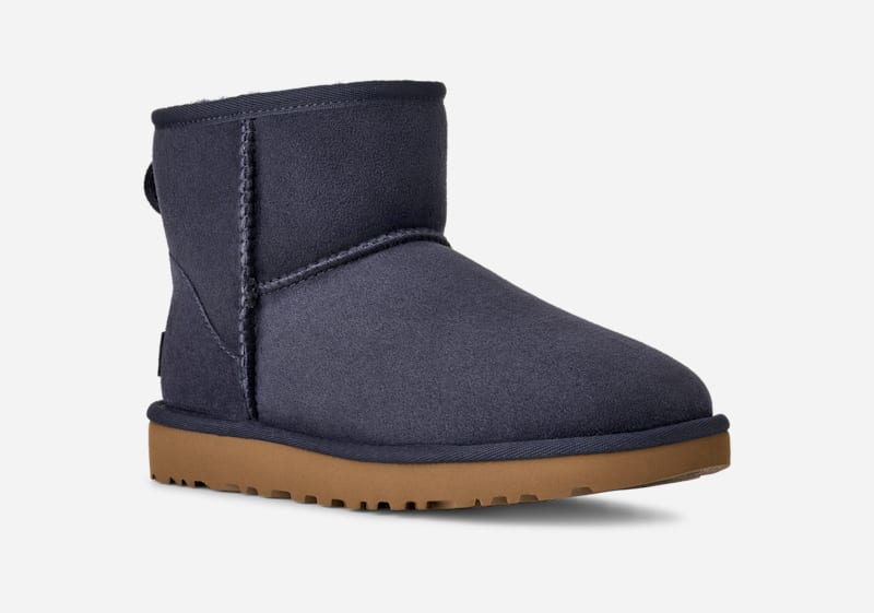 ® Women's Classic Mini II Sheepskin Classic Boots in Dark Indigo