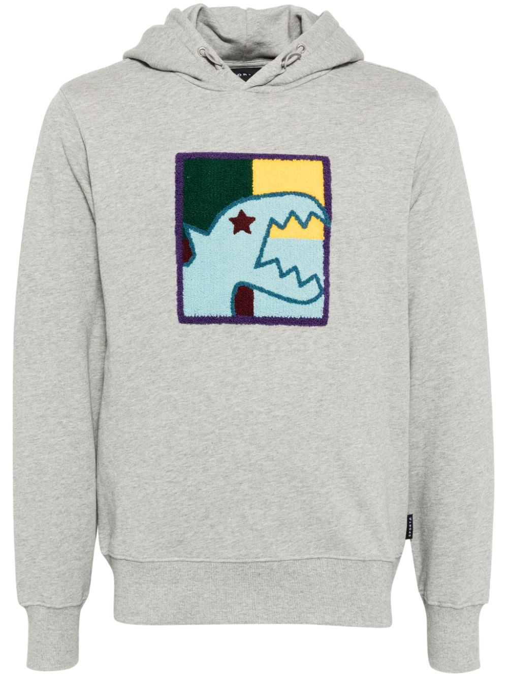Chenille hoodie - Grey