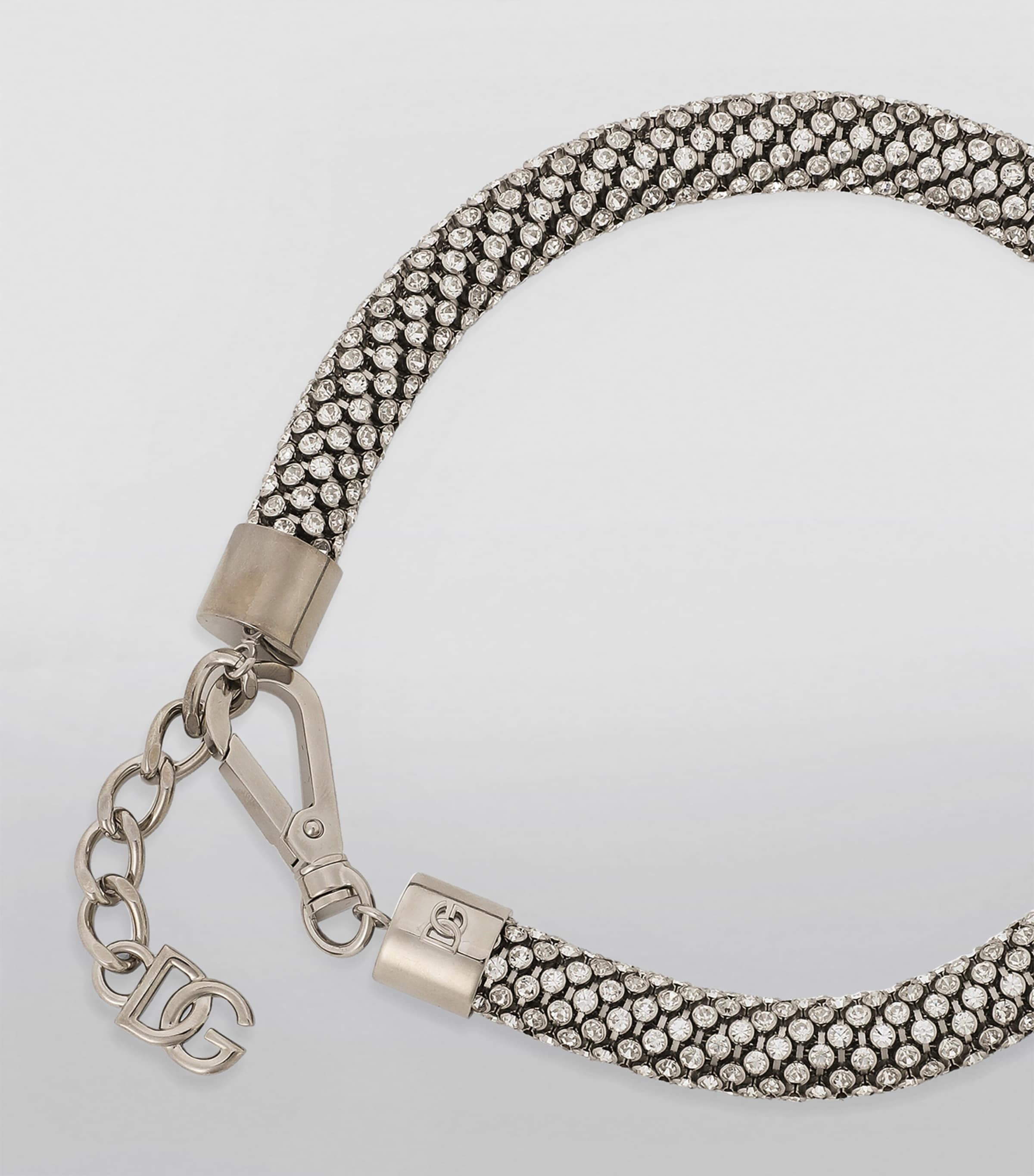 Embellished Dg Millennials Logo Necklace