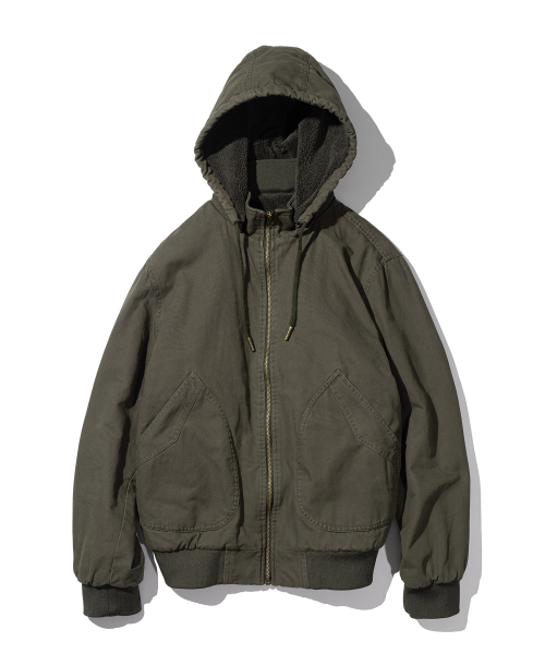 3WAY Washed Boa Hooded Jacket MWIPD003-KK