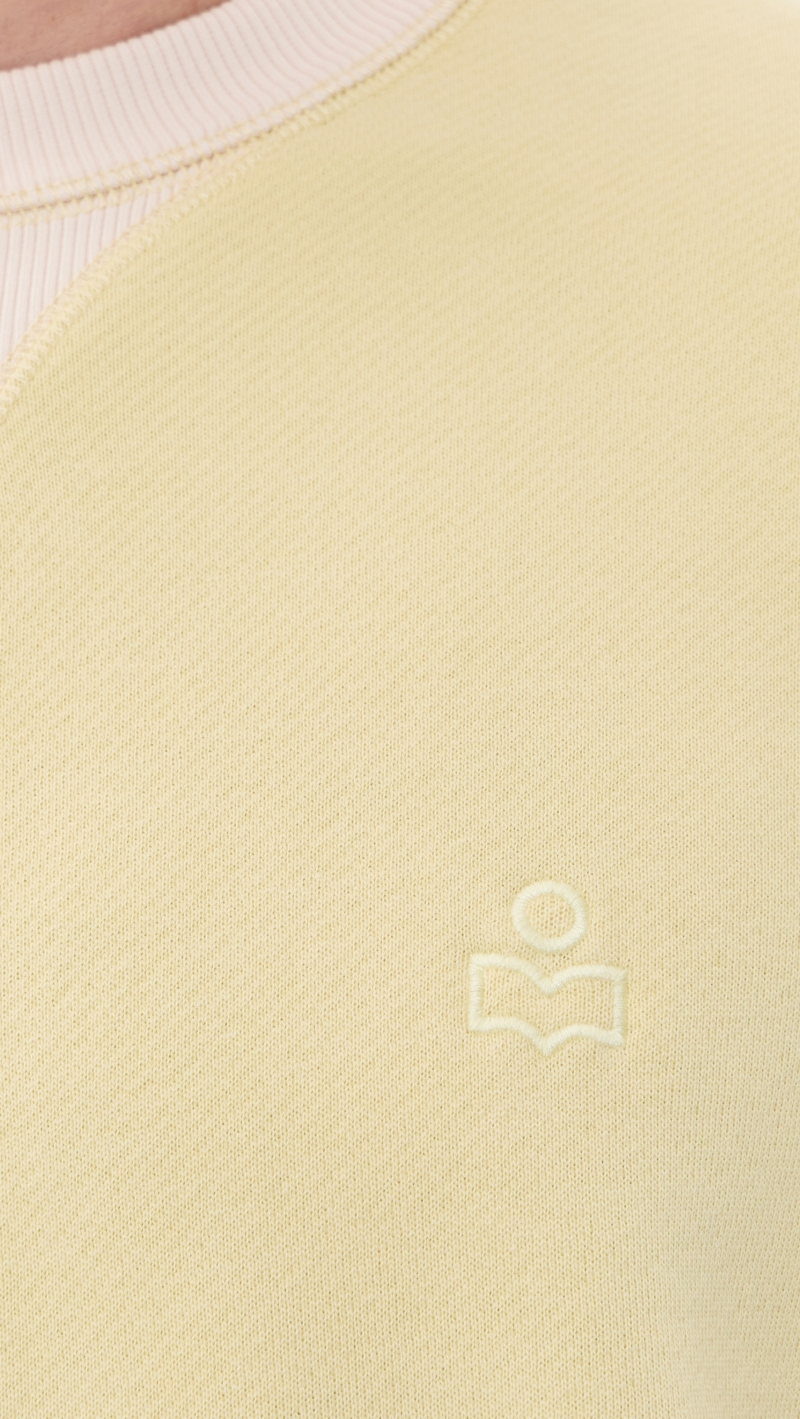 Miker College Sweatshirt Light Yellow