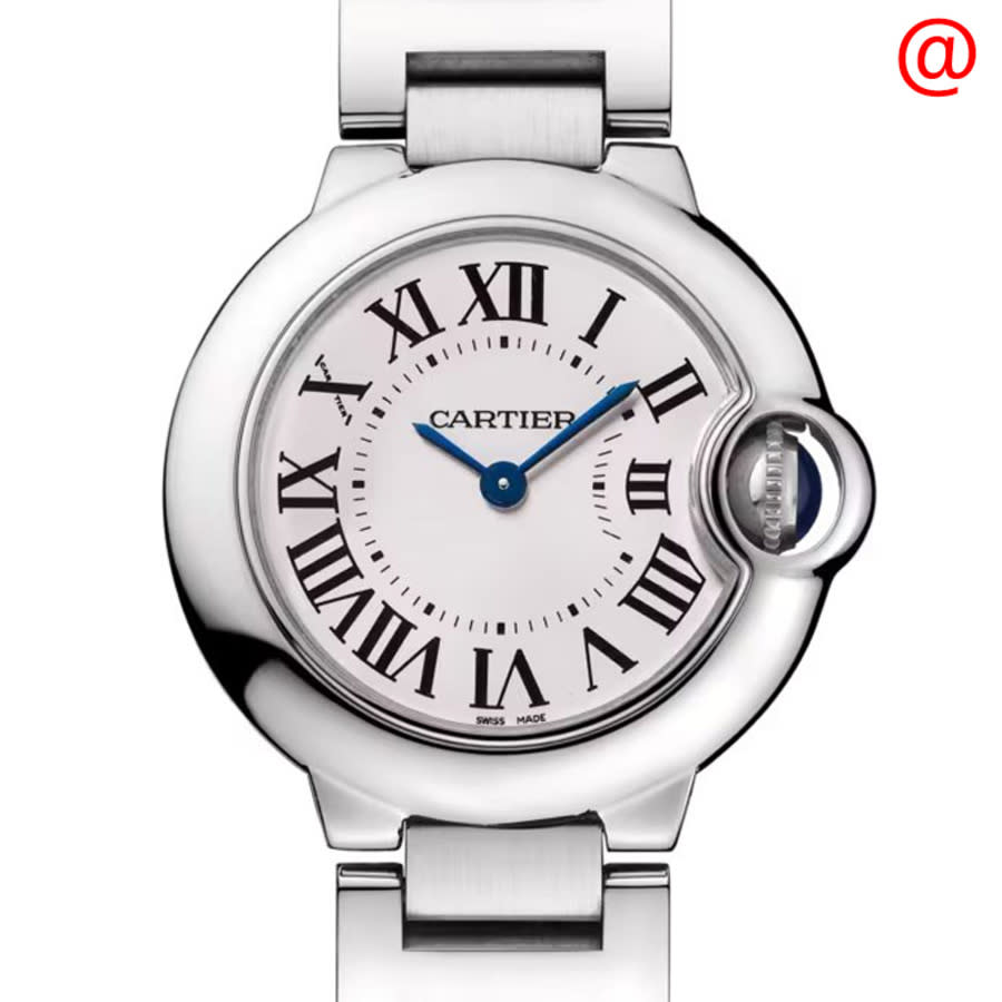 Ballon Bleu Quartz Silver Dial Ladies Watch WSBB0067