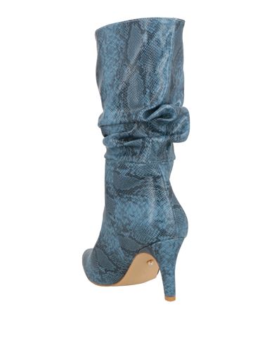 Woman Ankle boots Slate blue Size 7 Synthetic material