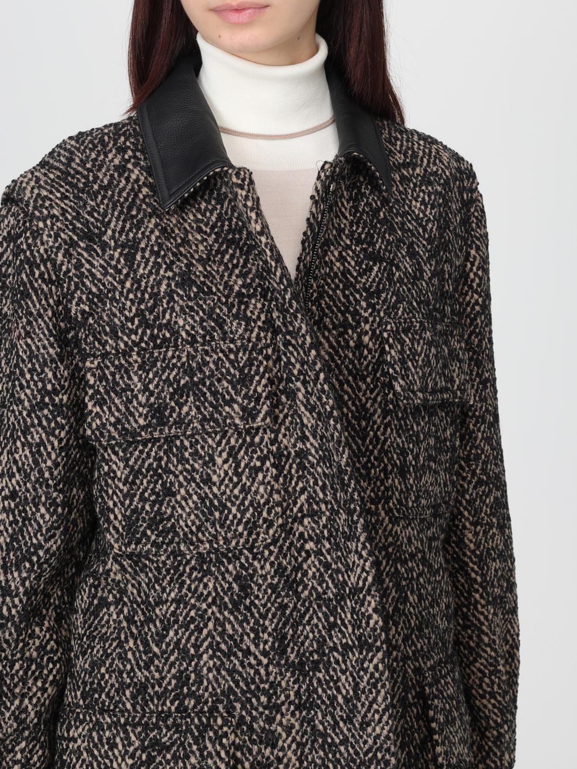 Coat Woman color Brown