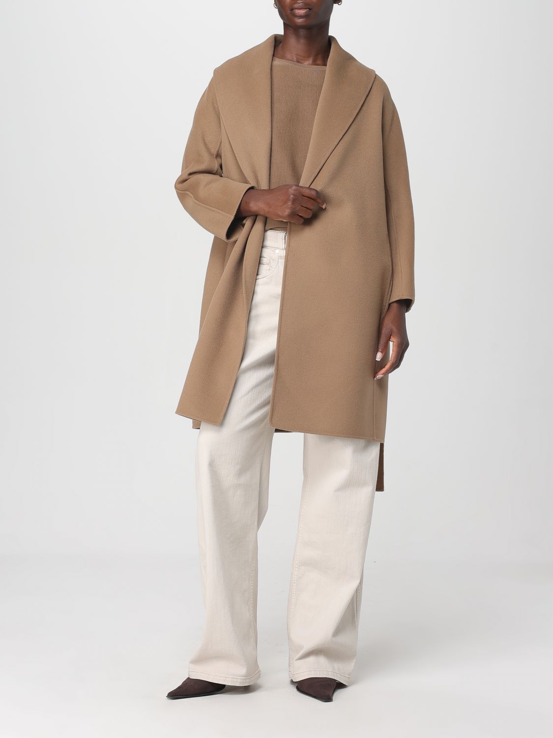 Coat Woman color Camel