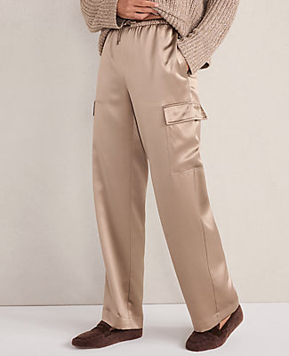 Ann Taylor 40MM SILK CARGO PANT