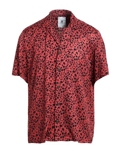 Man Shirt Brick Size 15 ¾ Viscose