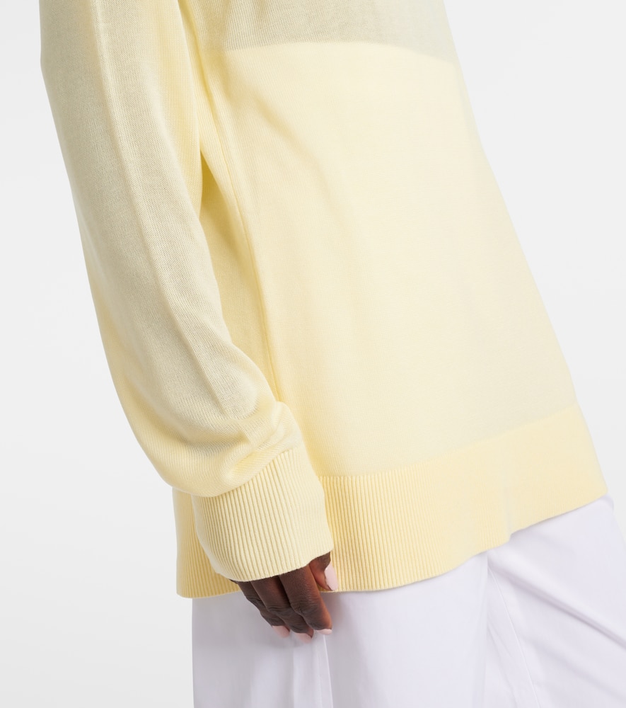 Oversized semi-sheer sweater