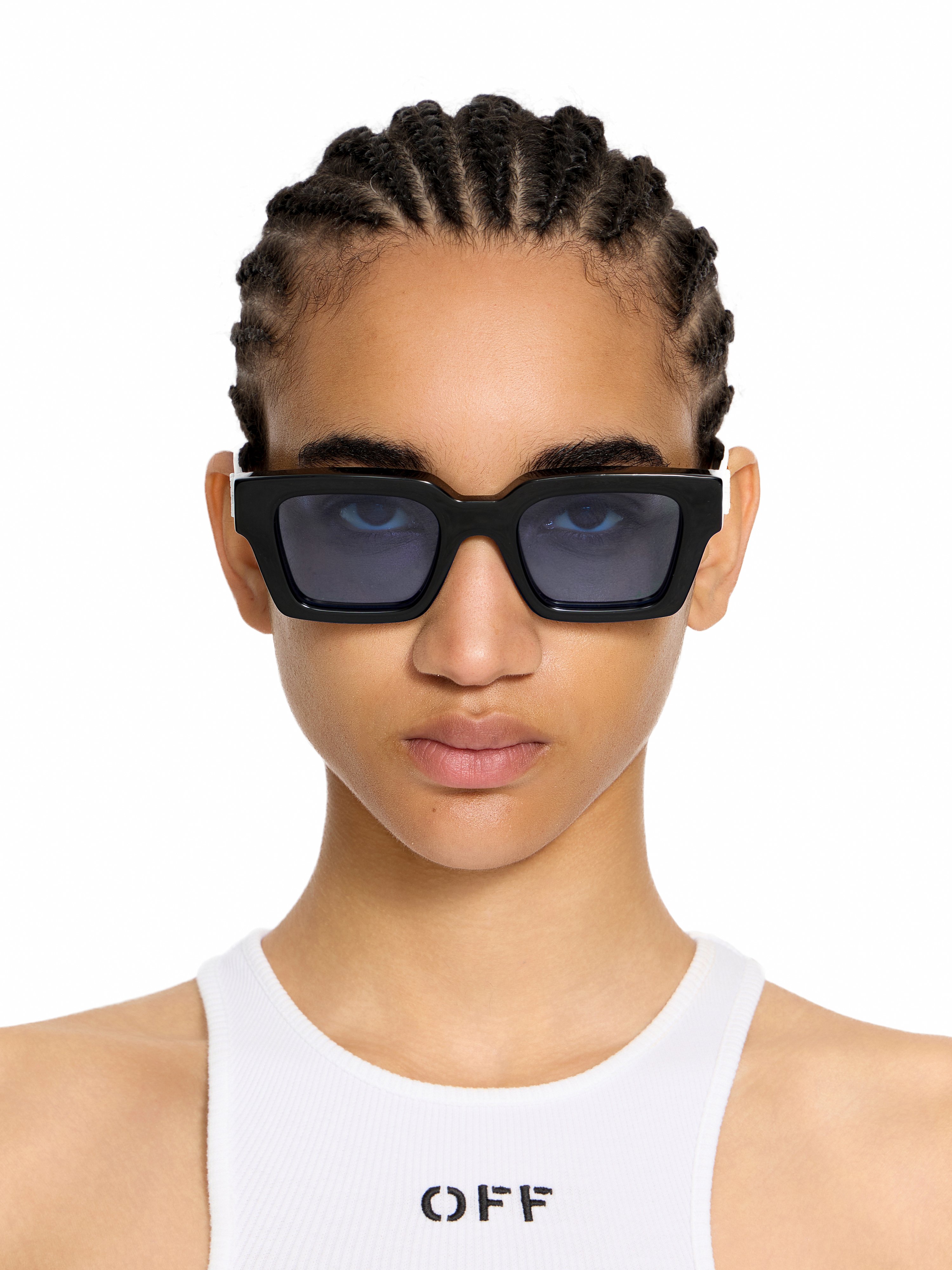Virgil  M Light Blue Lens Sunglasses
