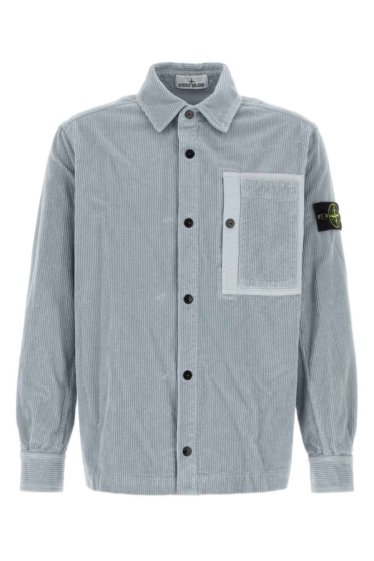 Corduroy Overshirt — Gray