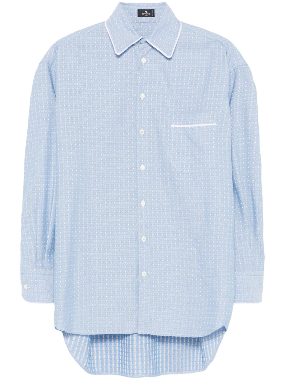 Jacquard shirt - Blue