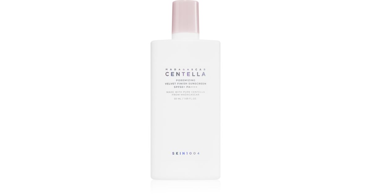 SKIN1004 Madagascar Centella Poremizing Velvet Finish Sunscreen crema abbronzante viso per pelli grasse SPF