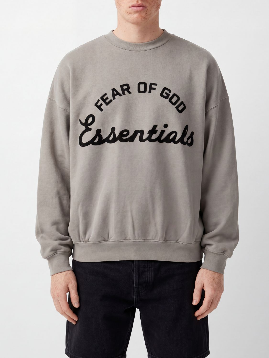 Sweatshirt Men color Grey