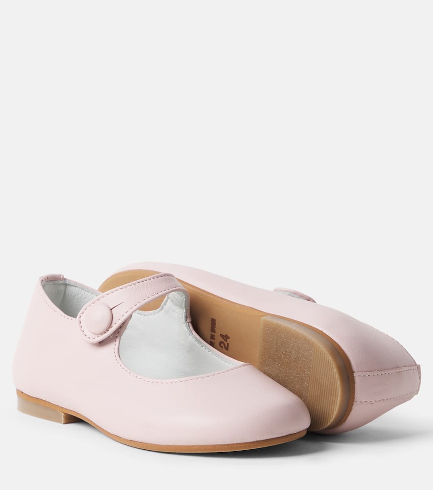 Leather Mary Jane flats