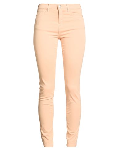 Woman Pants Salmon pink Size 27 Cotton, Viscose, Elastane