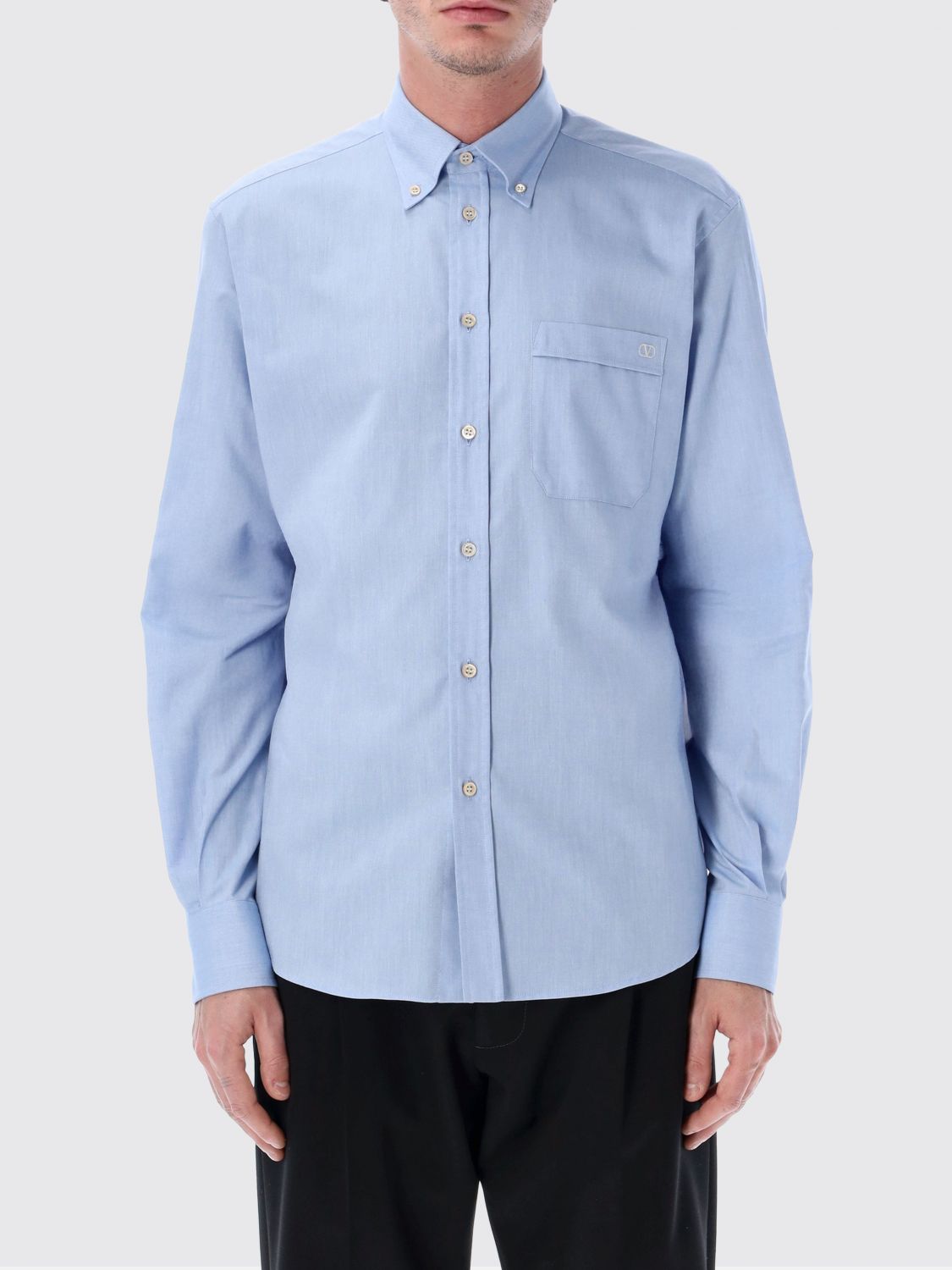 Shirt Men color Sky Blue