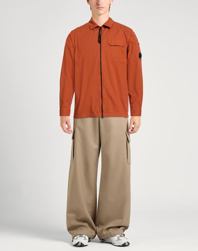 C. p. Company Man Shirt Rust Size L Cotton