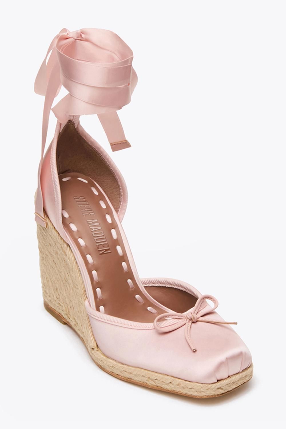 Steve Madden 'varina Pink Satin' Satin Hee