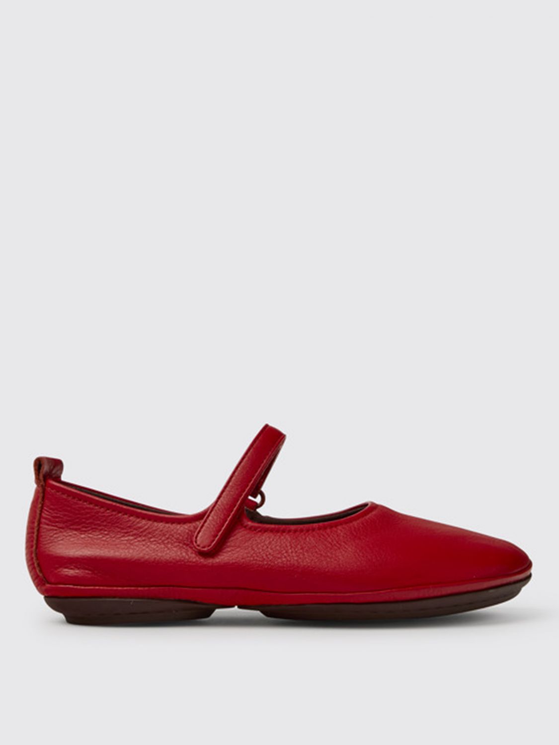 Ballet Flats Woman color Red