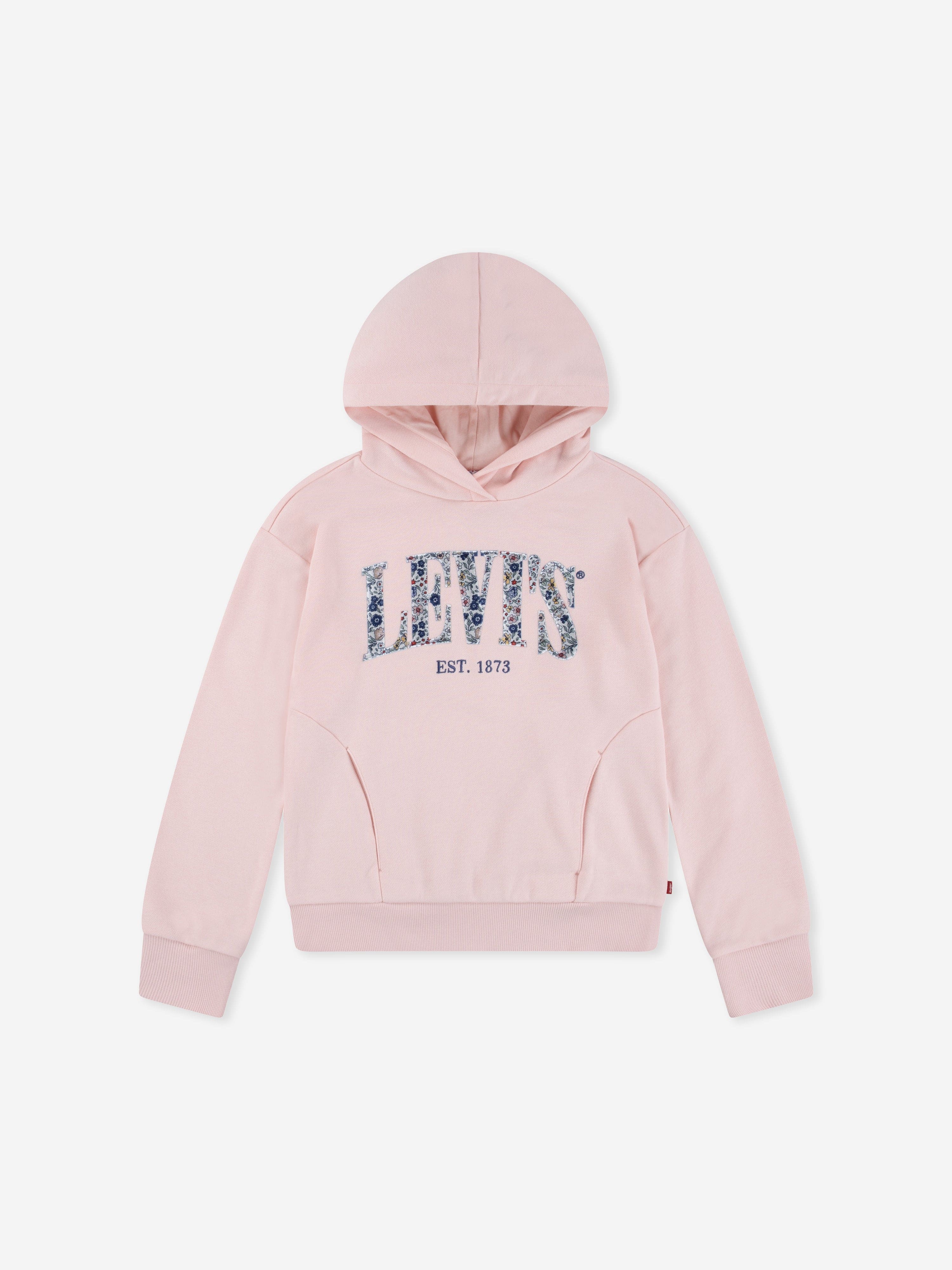 Levi's Kids Wear Girls Seasonal Hoodie in Pink 10 Yrs
