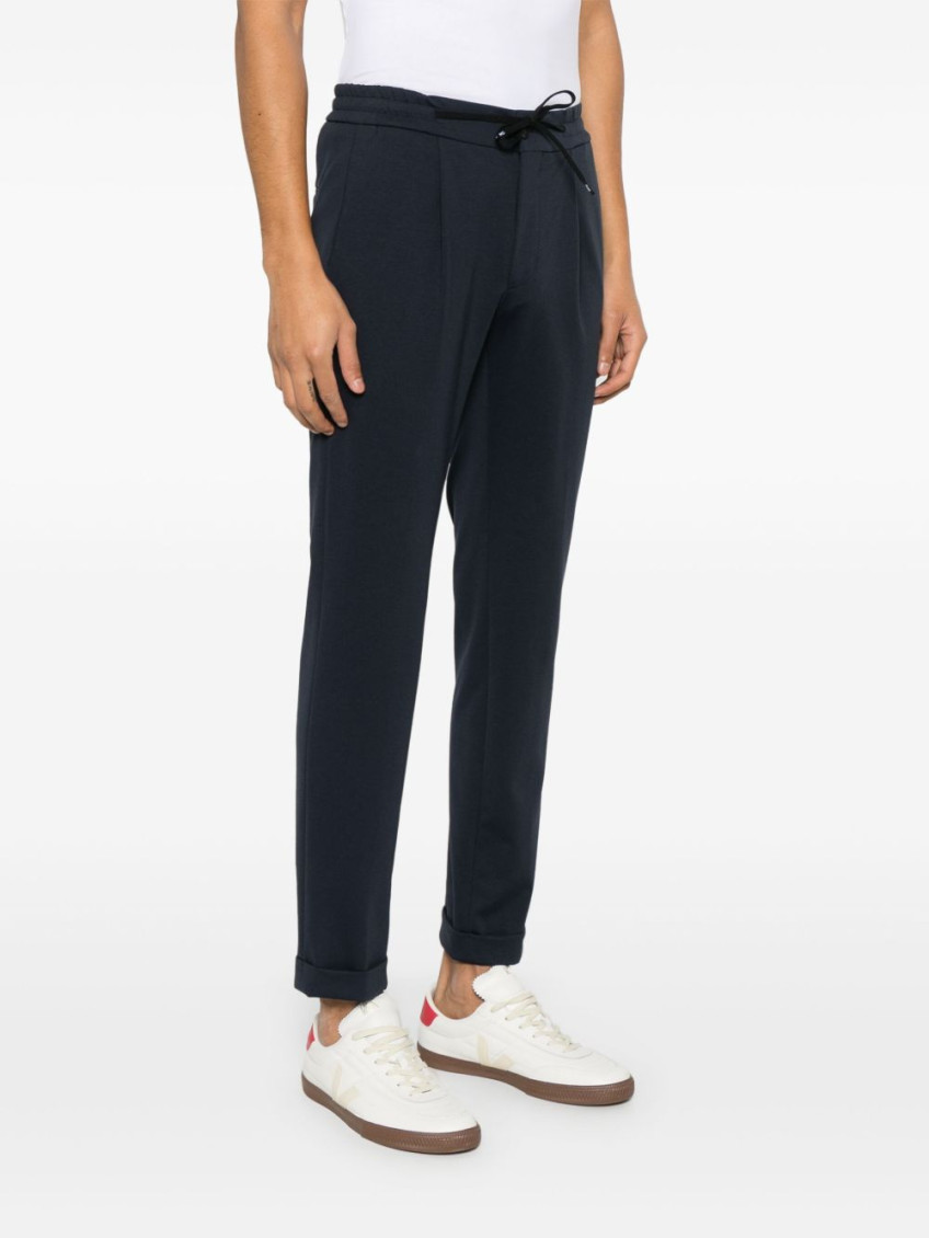 Blue Cotton Trousers