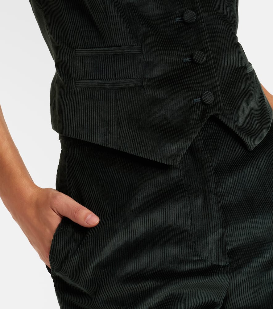 Coleridge cotton corduroy vest