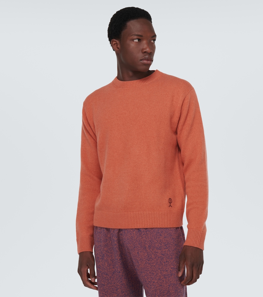Embroidered cashmere sweater