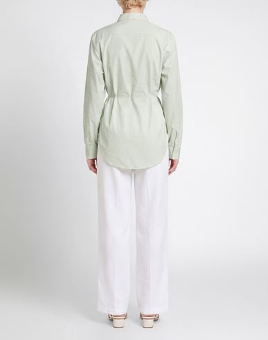 Woman Shirt Light green Size 6 Cotton, Polyamide