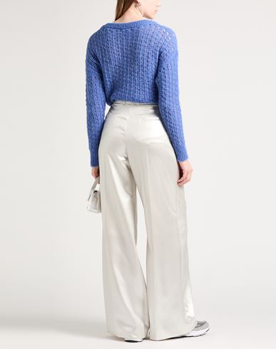 Alysi Woman Sweater Pastel blue Size L Alpaca wool, Polyamide