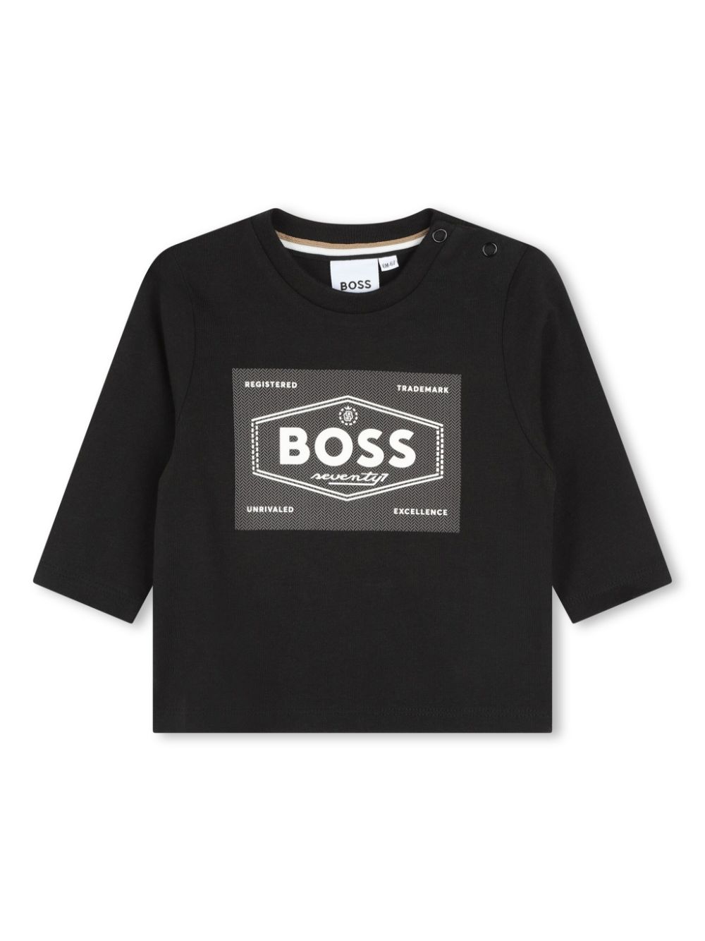 Logo-print cotton T-shirt - Black