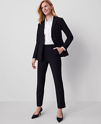 Ann Taylor The Petite Side Zip Ankle Pant in Bi-Stretch