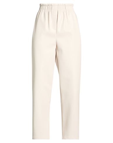 B. yu Woman Pants Beige Size M Polyester, Polyurethane