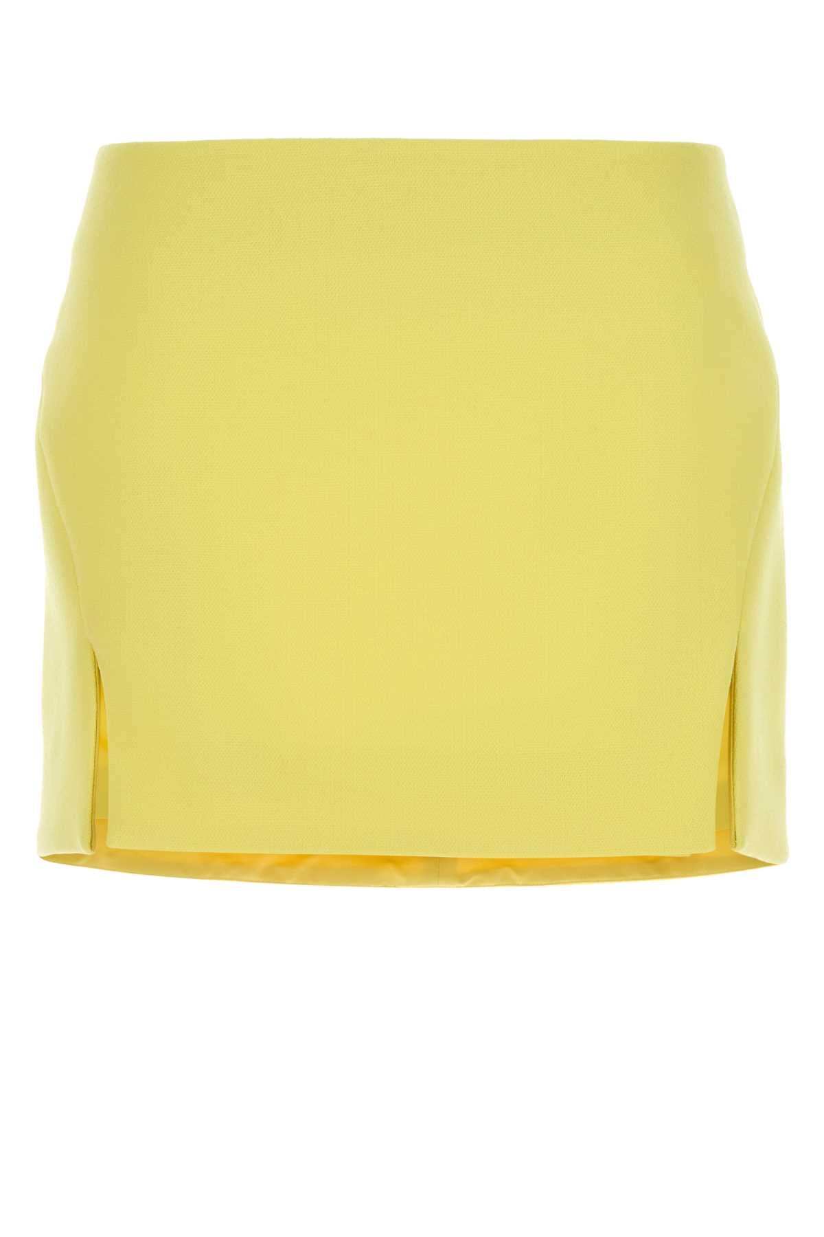 Skirt Mini Skirt — Yellow