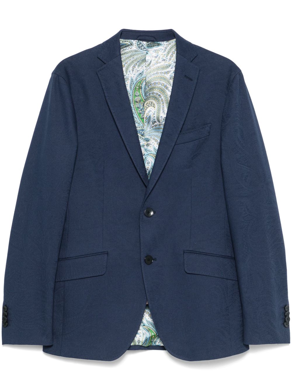 Single-breasted blazer - Blue